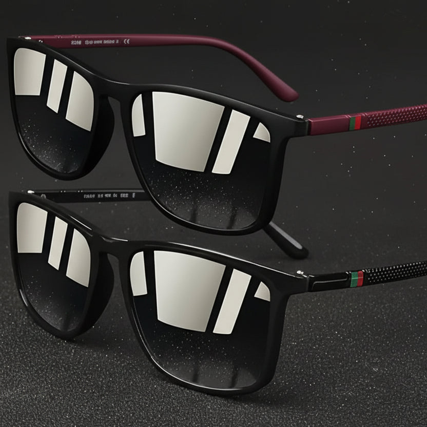 Rain™ | Classic Square Men’s Eyeglasses Lightweight Black Frame