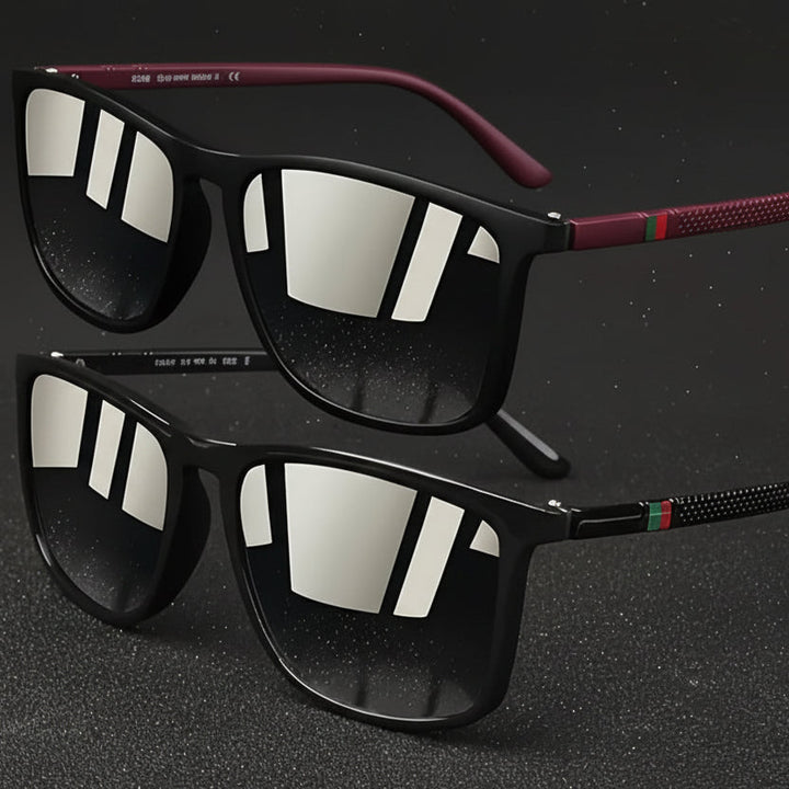 Rain™ | Classic Square Men’s Eyeglasses Lightweight Black Frame