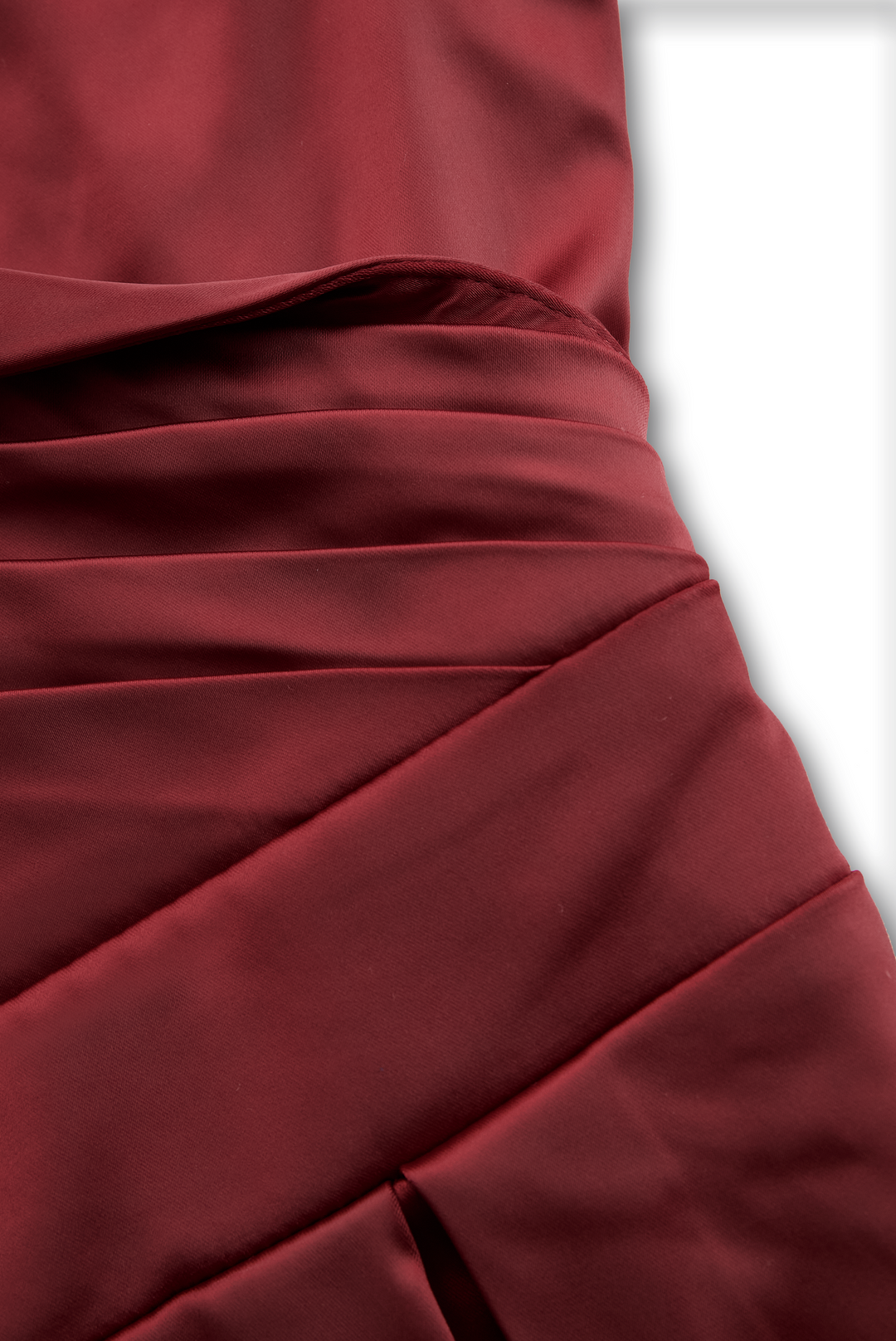 Rochie midi vintage din satin cu guler drapat