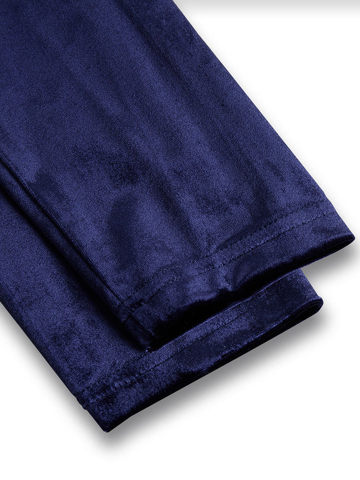 Rochie midi de lux cu mâneci lungi din catifea