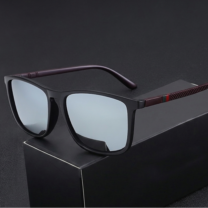 Rain™ | Classic Square Men’s Eyeglasses Lightweight Black Frame