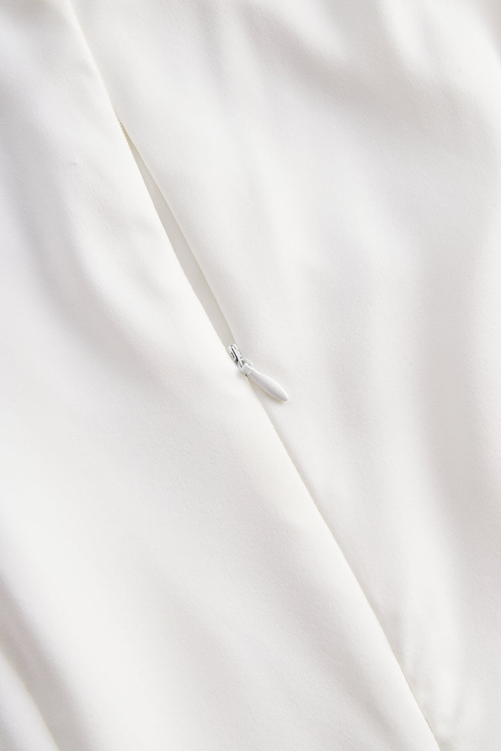 Rochie midi elegantă tip A, fără mâneci