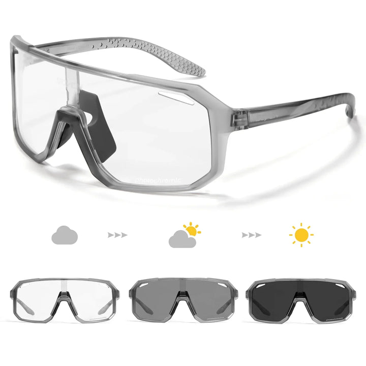 Ash™ | Photochromic Cycling Sunglasses UV400 Sport Glasses