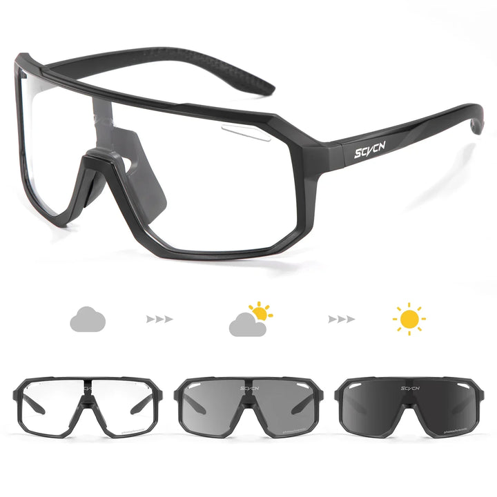 Ash™ | Photochromic Cycling Sunglasses UV400 Sport Glasses