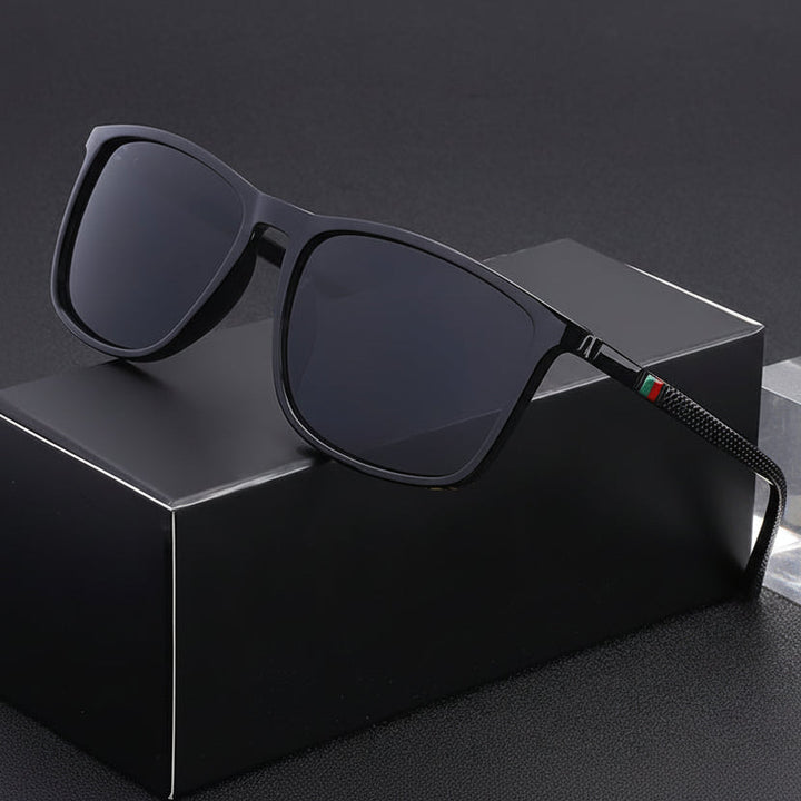 Rain™ | Classic Square Men’s Eyeglasses Lightweight Black Frame